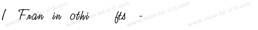 ITC Franklin Gothic LT W05 Hv字体转换